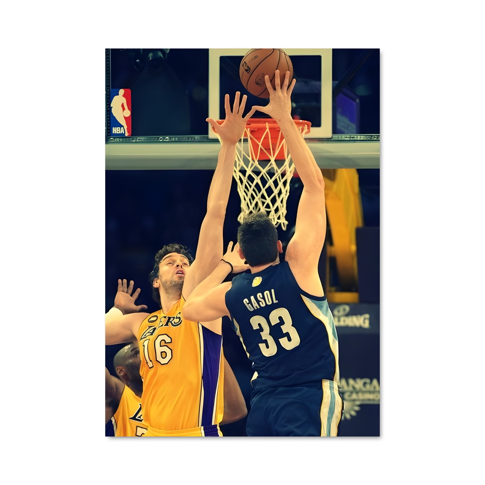 Poster Blockbuster Gasol – affiche Basketball
